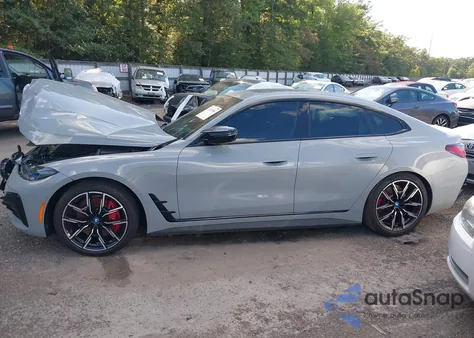 2023 BMW I4 M50 из США, поврежденный, VIN WBY33AW0XPFP05542